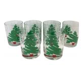 VTG Dayton Hudson 1988 Christmas Tree Glasses