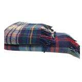 Curvon Jewel Plaid Wool Blanket