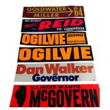 Political Campaign Bumper Stickers Lot