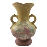 American Art Pottery Floral Vase 7 H