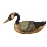 Folk Art Painted Wooden Duck Wall Plaque