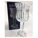 Light Styles 6" Stemmed Glass Votive Tealight...