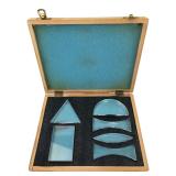 Eisco Glass 7-Piece Prisms And Lenses Set