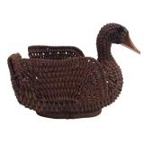 Avon Woven Wicker Duck Basket