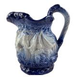 Burleigh Blue & White Ironstone Pitcher
