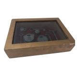 Miniature Locks & Keys Shadow Box Display