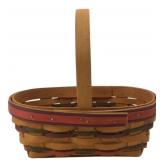 Longaberger 1996 Handwoven Basket 8.5"L