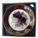 Weatherby Royal Falcon Purple Rose Plate 6.5"