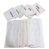 Assorted Embroidered Monogram Handkerchiefs