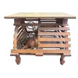 Lobster Trap Style Wooden End Table