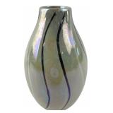 Iridescent Art Pottery Vase