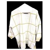 Tahari Grid Pattern Sweater Size 1X