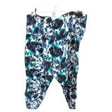 French Laundry 2X Blue Tie-Dye Leggings
