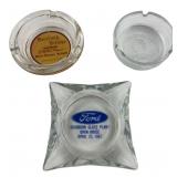 Ford & Caesars Palace Promotional Ashtrays