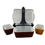 Pyrex 501 & 502 Refrigerator Dishes
