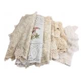 10 Assorted Lace Table & Buffet Runners