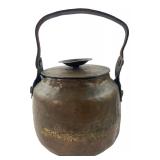 Middle Eastern Hammered Copper Kettle