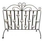 Metal 13-Cup Votive Candle Holder Screen