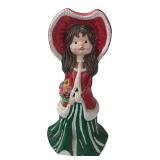 1979 Evergreen Painted Girl Figurine 13" H
