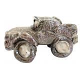Studio Pottery Glazed Ceramic Car Figurine