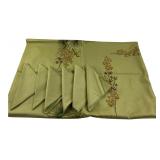 California Hand Prints Tablecloth Set 60x84