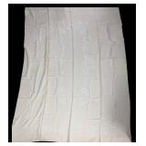 Cream Floral Damask Tablecloth 54x80