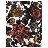 VTG Floral Screen Printed Curtain Valance 56x33