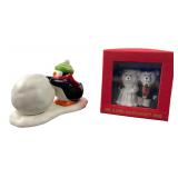 Hallmark Penguin Shaker & Mr. Mrs. Santabear 2000