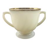 Fire-King Milk Glass Swirl Cup