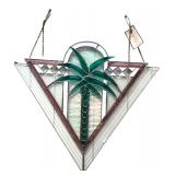 Glass Graphics Florida Palm Tree Stained Glass