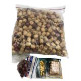 Westrim & Fibre-Craft Wooden Craft Beads Lot