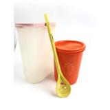 Tupperware Servalier Canister Lot & Spoon