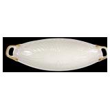 Lenox Monaco Gold Oval Server Dish 11x2