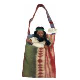 1946 Cross Village Souvenir Doll in Pouch