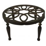 English Brass Plant Stand Trivet 6" Dia