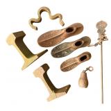 Antique Cast Iron Cobbler Shoe Lasts & Tools