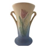 Hull Matte Floral Tulip Vase 6.5" H