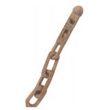 Folk Art Carved Wooden Whimsey Chain