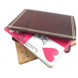Little Leather Library Book & Playing Card Deck