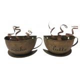 Michael Alan Designs Metal Coffee Cup Wall Decor