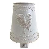 Rustic Punched Tin Rooster Nightlight