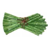 Majolica Style Asparagus Spoon Rest 8"