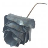 Hand-Forged Metal Rose Sculpture