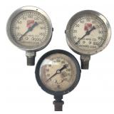 Binks & Marsh Vintage Pressure Gauges