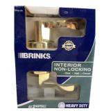 Brinks Polished Brass Wave Lever Door Handle