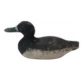 Carved Wood Painted Bluebill Duck Decoy