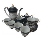 Japanese Moriage Dragonware Tea Set