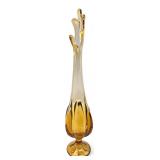MCM Viking Glass Epic 6 Petal Swung Vase