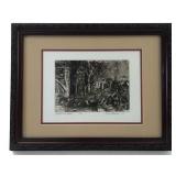 Fred Brian "Boat House Ghost" Etching 6/15