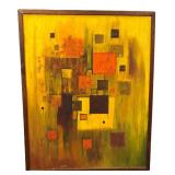 VTG Leroy Betzhold Abstract Oil on Canvas